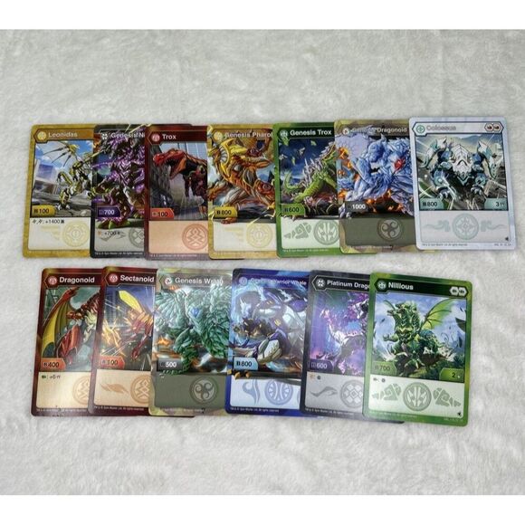 Bakugan Bundle Green 4 Arena Brawlers With Case Cards - Picture 5 of 10